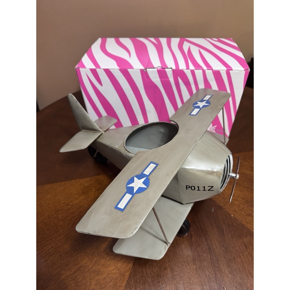 Pink Zebra Vintage Plane Shade 4009454 Metal Airplane Wax Warmer Accent